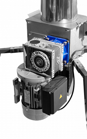 Дробилка универсальная "Кормилец Люкс" с двумя двигателями из нержавеющей стали